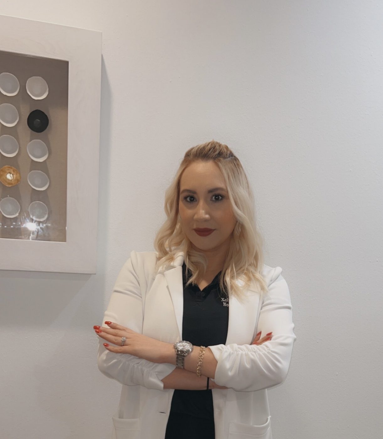 Minister Cinthia in work uniform